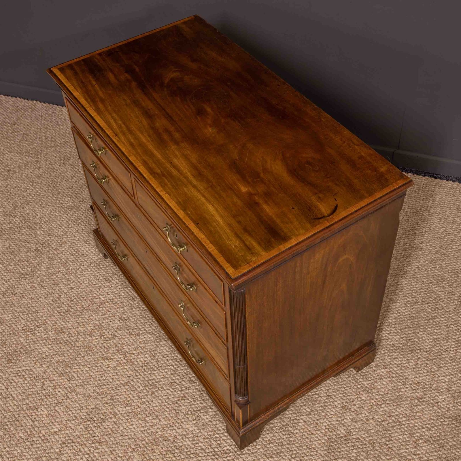 Small George 3rd Mahogany Chest Of Drawers photo buy