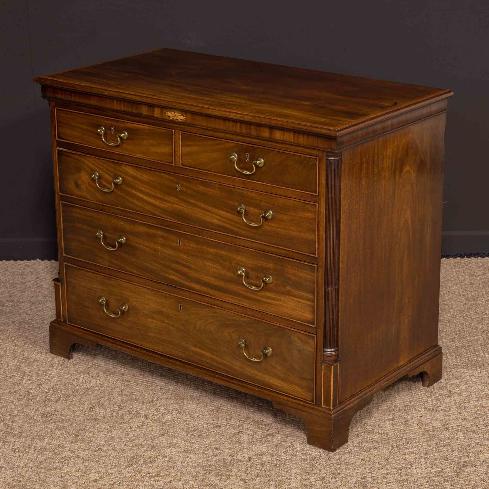 photo furniture Small George 3rd Mahogany Chest Of Drawers