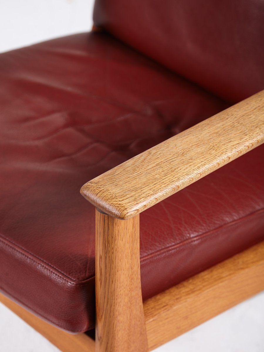 Ge 265 A High Back Armchair By Hans J. Wegner For Getama, 1970s photo vintage