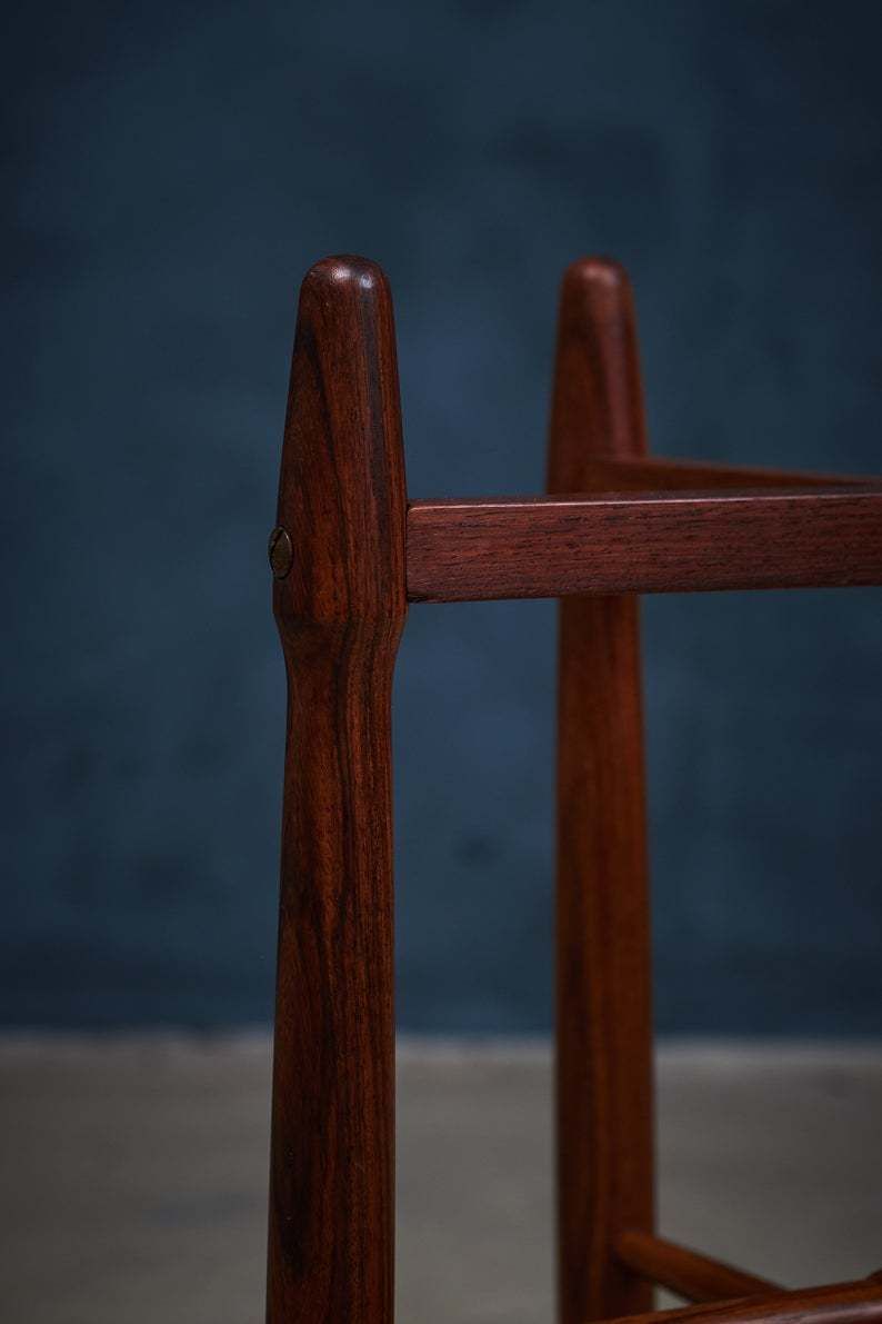 Rosewood Ashtray/Flower Table By Poul Hundevad For Vamdrup photo vinterior
