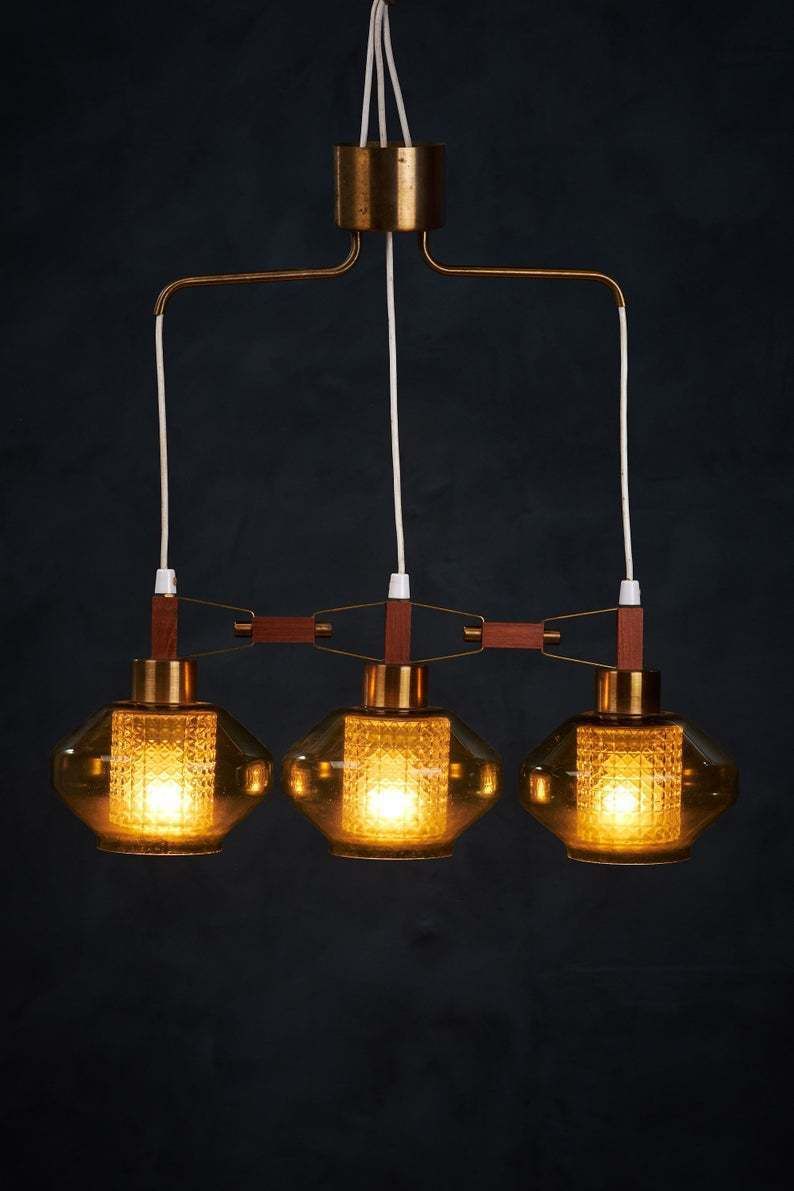 Vintage Glass Pendant By Carl Fagerlund, 1960s photo 800.0