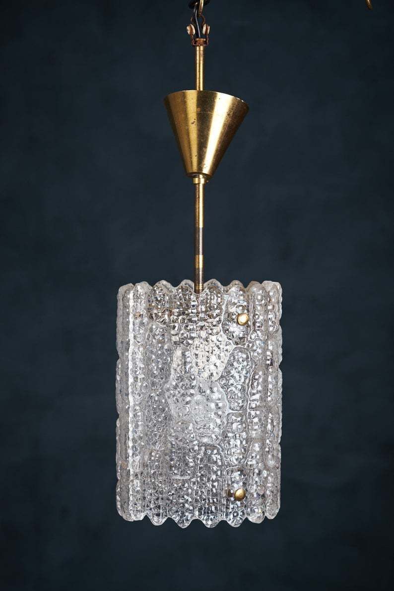 Hanglamp Van Carl Fagerlund Voor Orrefors, Ca. Jaren 1960