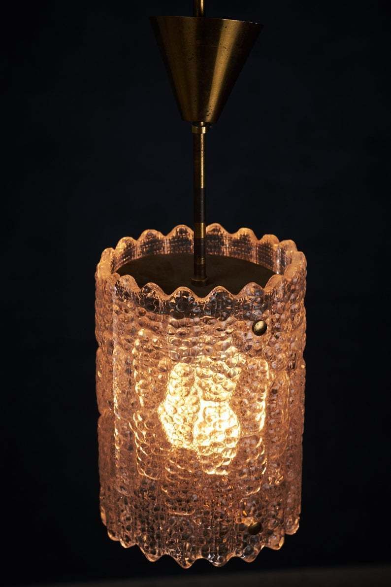 Pendant Lamp By Carl Fagerlund For Orrefors, 1960s photo buy