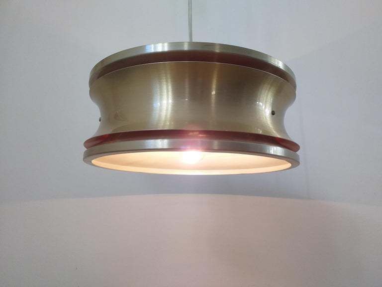 Mid Century Pendant In Style Of Jo Hammerborg, Denmark, 1970s photo vintage
