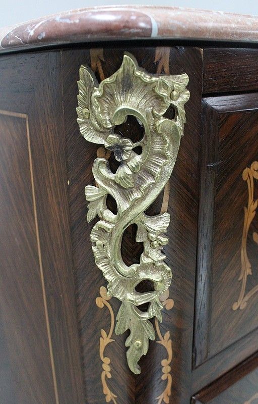 photo furniture Inlaid Small Secretary, Rosewood, Louis XIV Style, Napoleon III Nineteenth