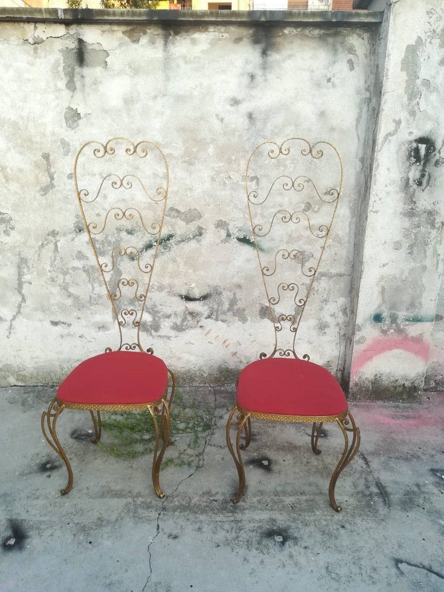 Highback Chairs, 1950s, Set Of 2 photo buy