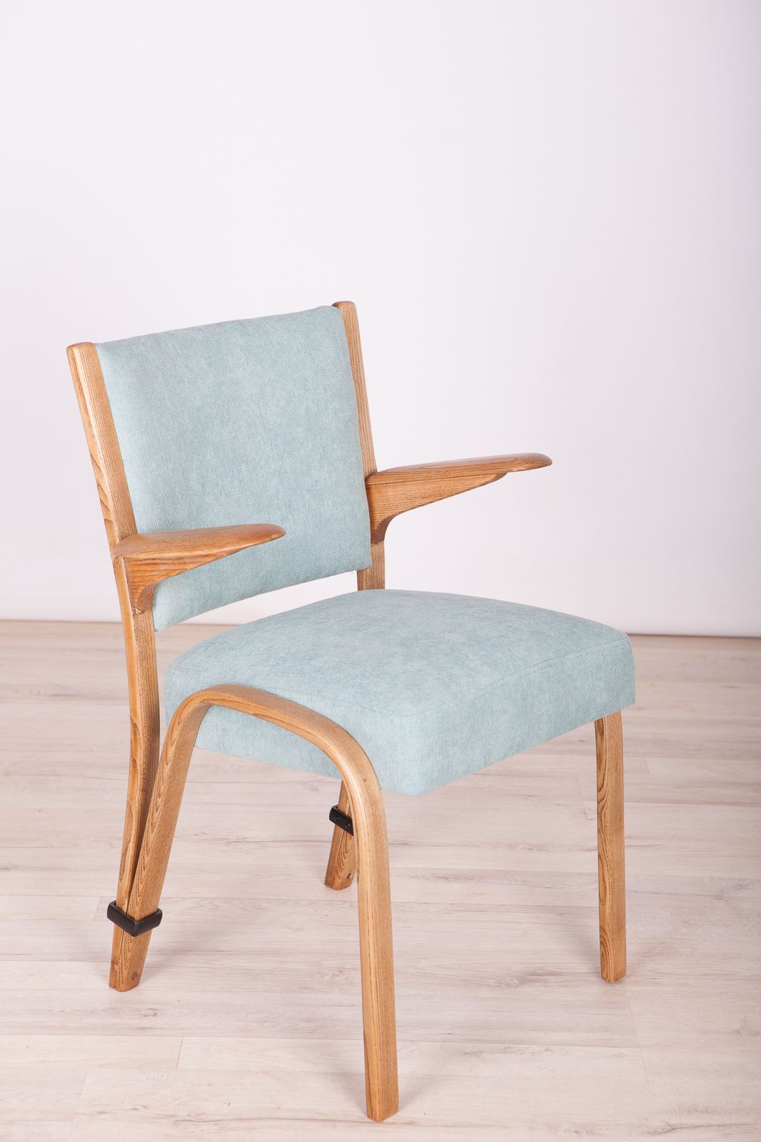 French Oak Dining Chairs By Hugues Steiner For Steiner, 1960s, Set Of 6 photo buy