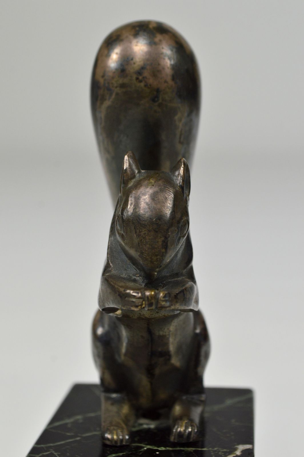 photo for sale Art Deco Squirrels Bookends, Bronze, Marcel Guillemard, France, Circa 1930