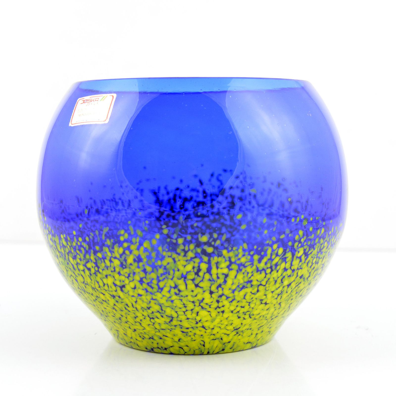 Joska Kristall Mundgeblasen Cobalt Glass Bowl, Germany In The 1960s photo vinterior