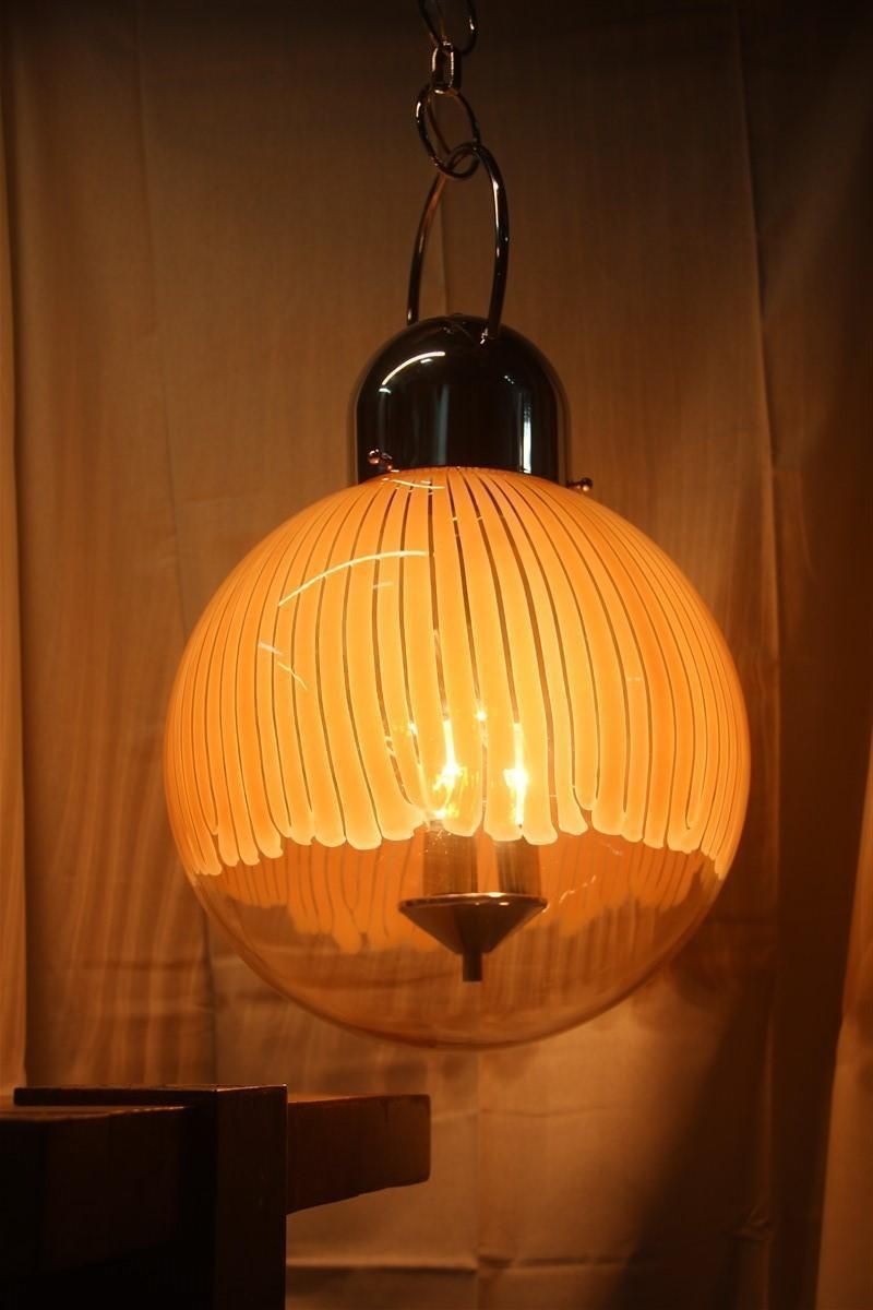 Chandelier Ludovico Diaz De Santillana Murano Glass Anemone For Venini photo furniture