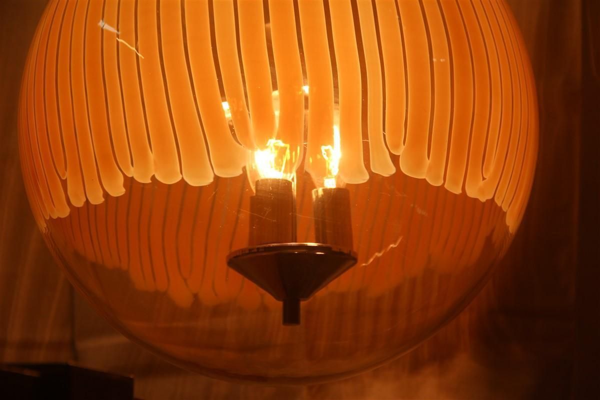 Chandelier Ludovico Diaz De Santillana Murano Glass Anemone For Venini photo for sale