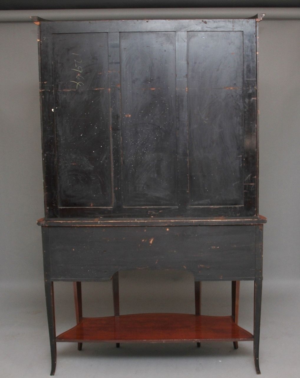 photo for sale 19th Century Inlaid Mahogany Display Cabinet