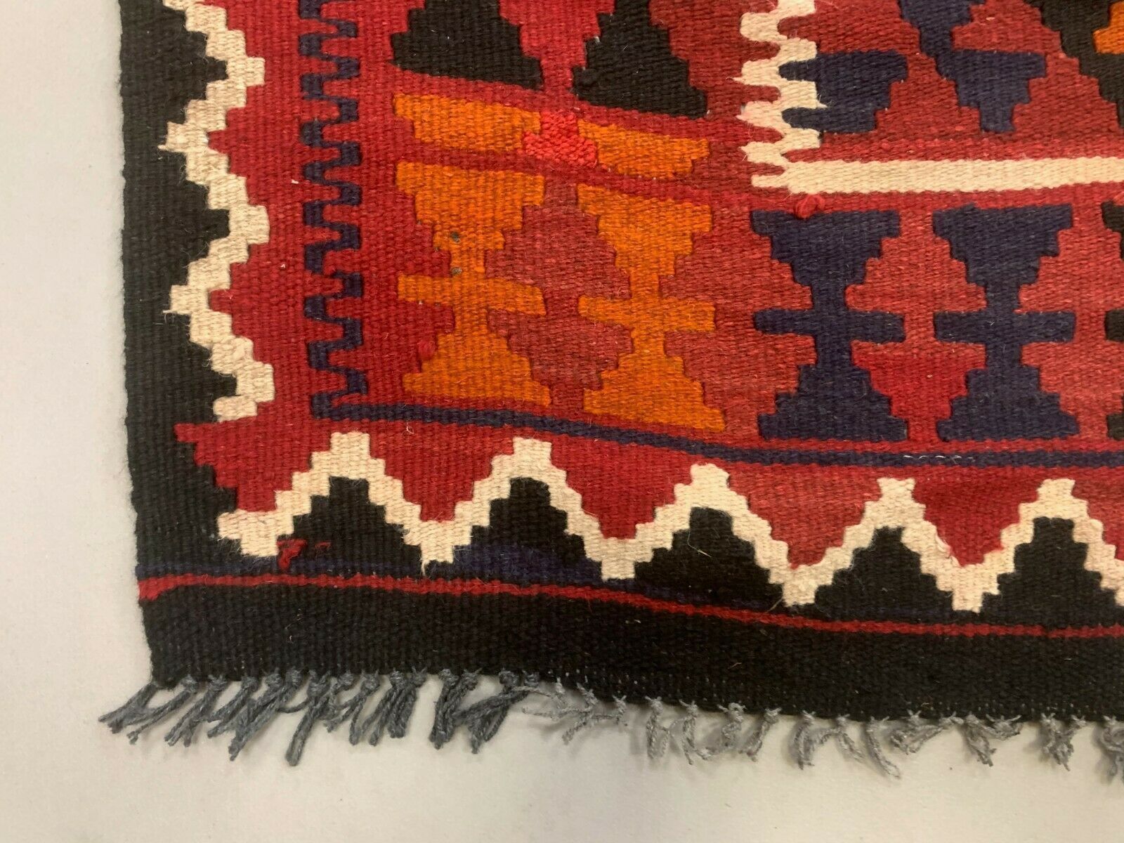 Afghan Narrow Kilim Runner 384x94 Cm, Shabby Chic, Vintage Decor Kelim Rug photo 535.0