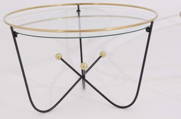 Pair Of Low Side Table End Table By Edward Ihnatowicz Mars Furniture photo for sale