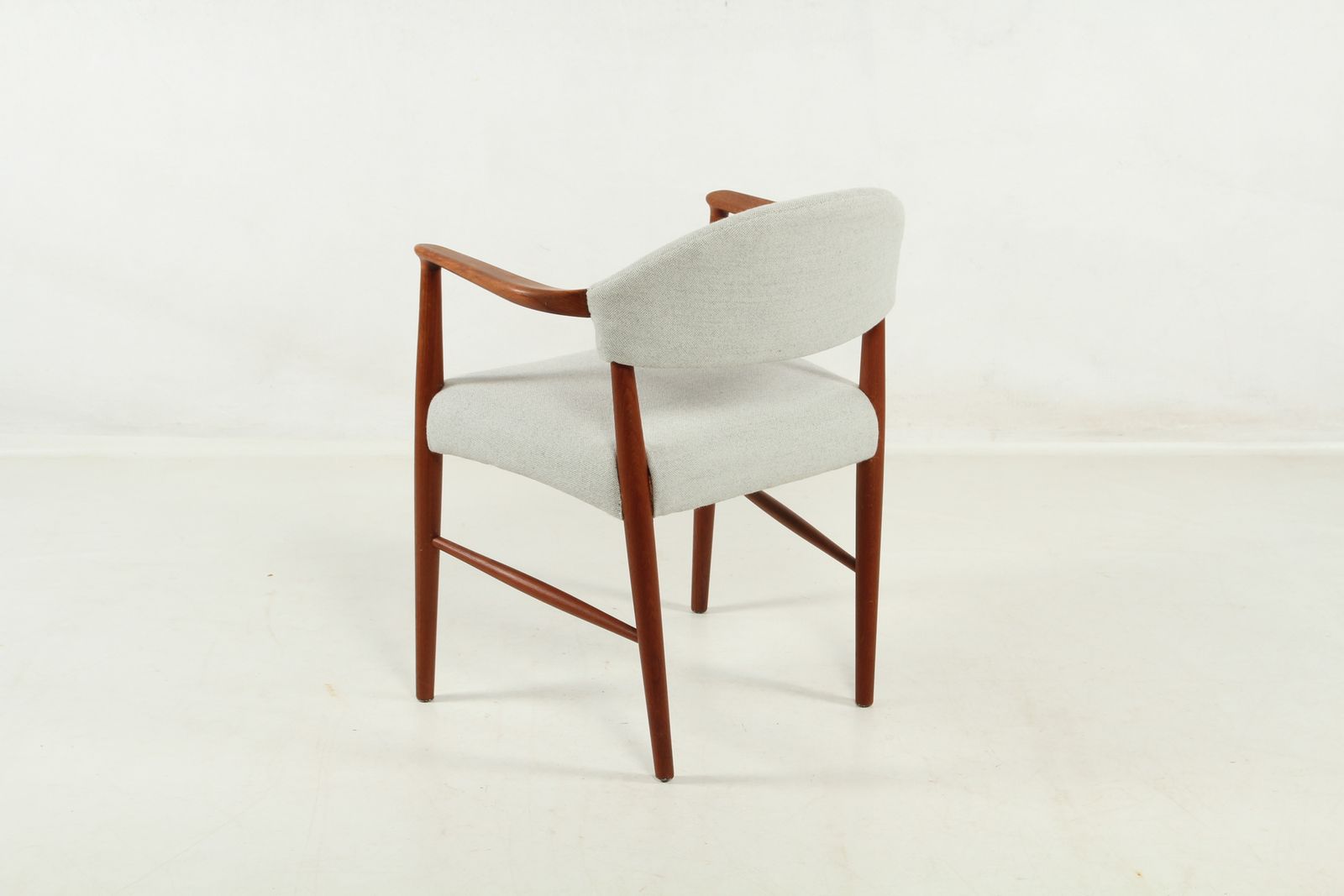 One Of Two Chairs By Kurt Olsen For Slagelse. New Upholstery photo vintage