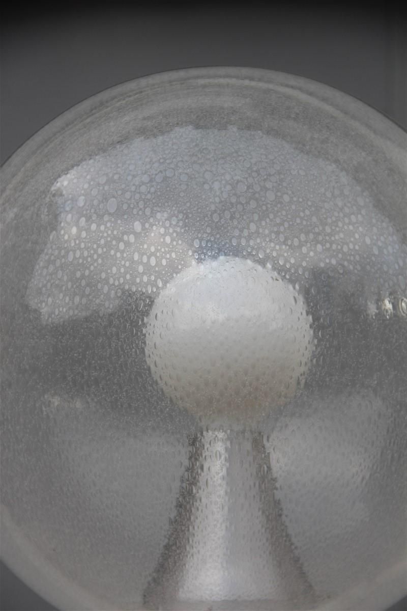 Brushed Steel Carlo Nason For Mazzega Italian Design Pop Art Pulegoso Glass photo furniture