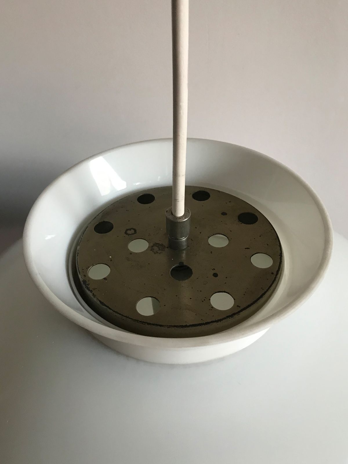 Italian Pendant Lamp Design Achille & Pier Giacomo Castiglioni For Kartell, 1950s photo vintage