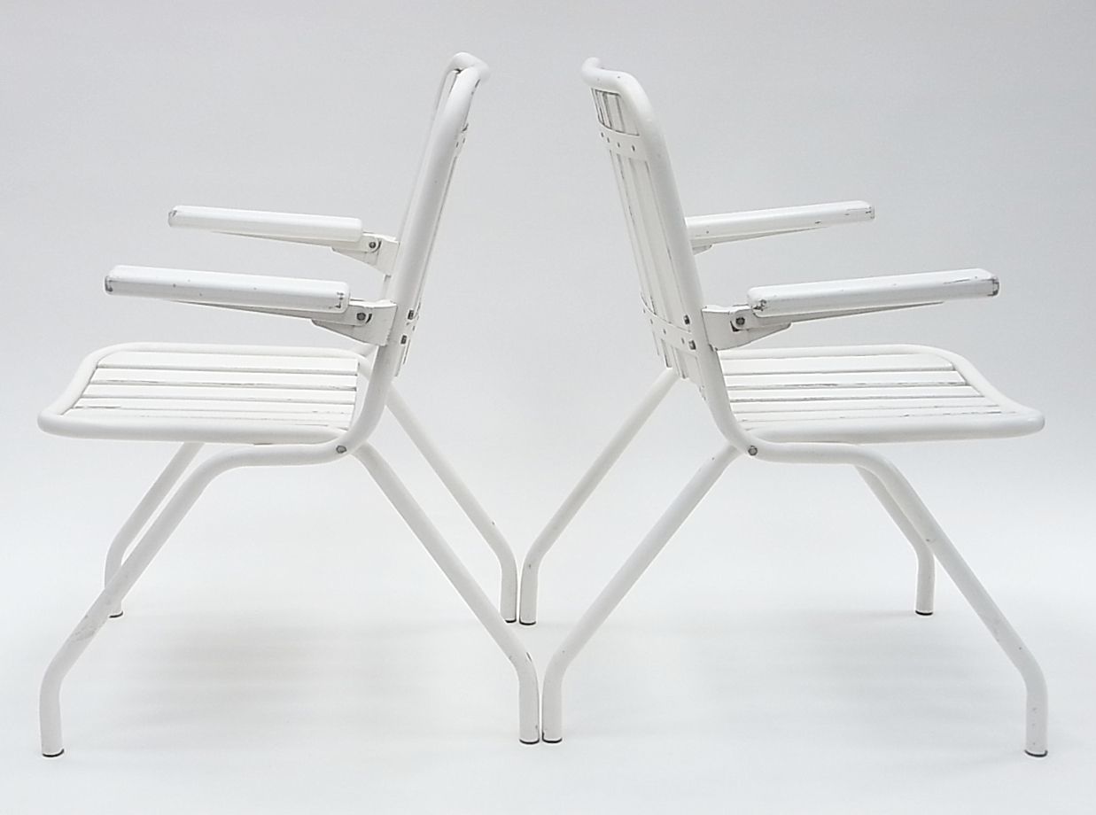 Foldable Garden Armchairs From Hem, 1960s, Set Of 2 photo Garden Furniture