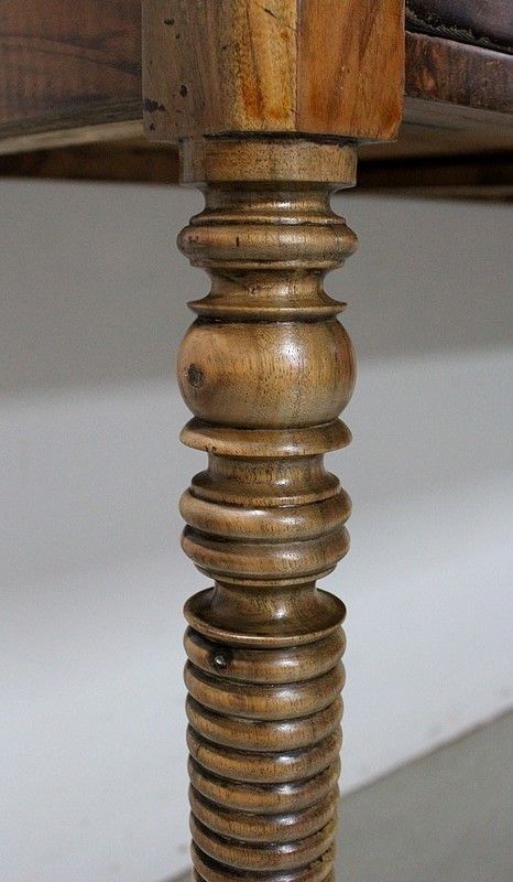 Furniture Small Tiered Walnut Desk, Louis Philippe Period, 2nd Part Of 19th photo