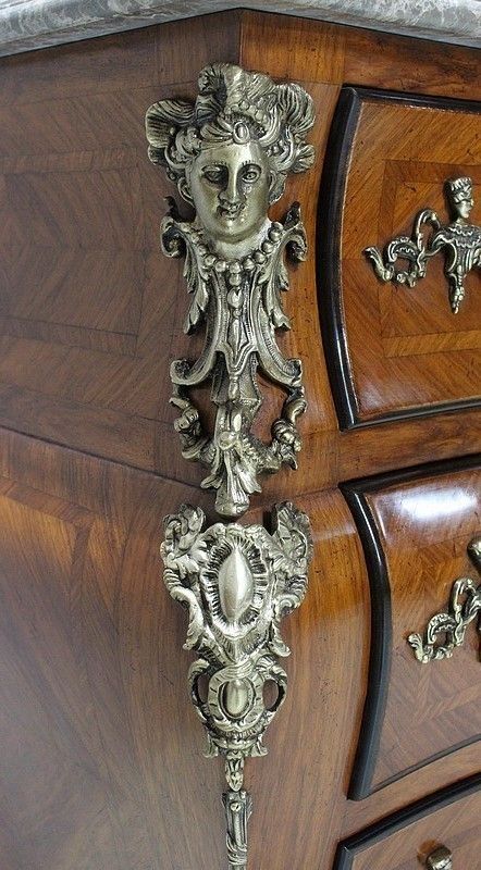 photo buy Tombeau Cabinet In Blond Mahogany, Regency Style, Mid 20th Century