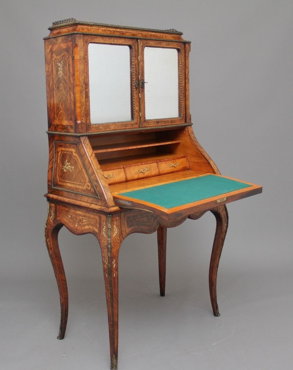 19th Century Walnut And Kingwood Bureau De Dame photo for sale