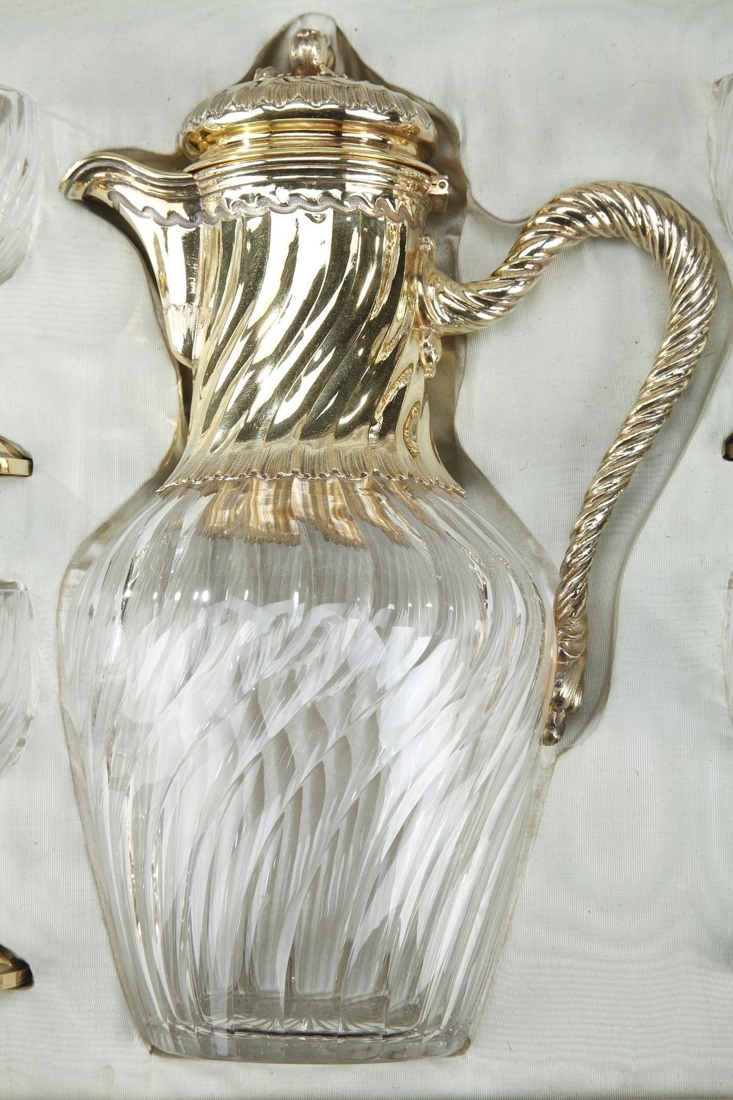 Crystal Beverage Service By Maison Boin Taburet photo for sale