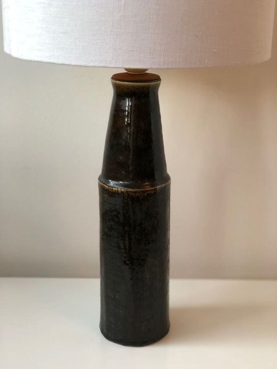 Carl Harry Stålhane Large Stoneware Table Lamp For Rörstrand 1960s photo furniture