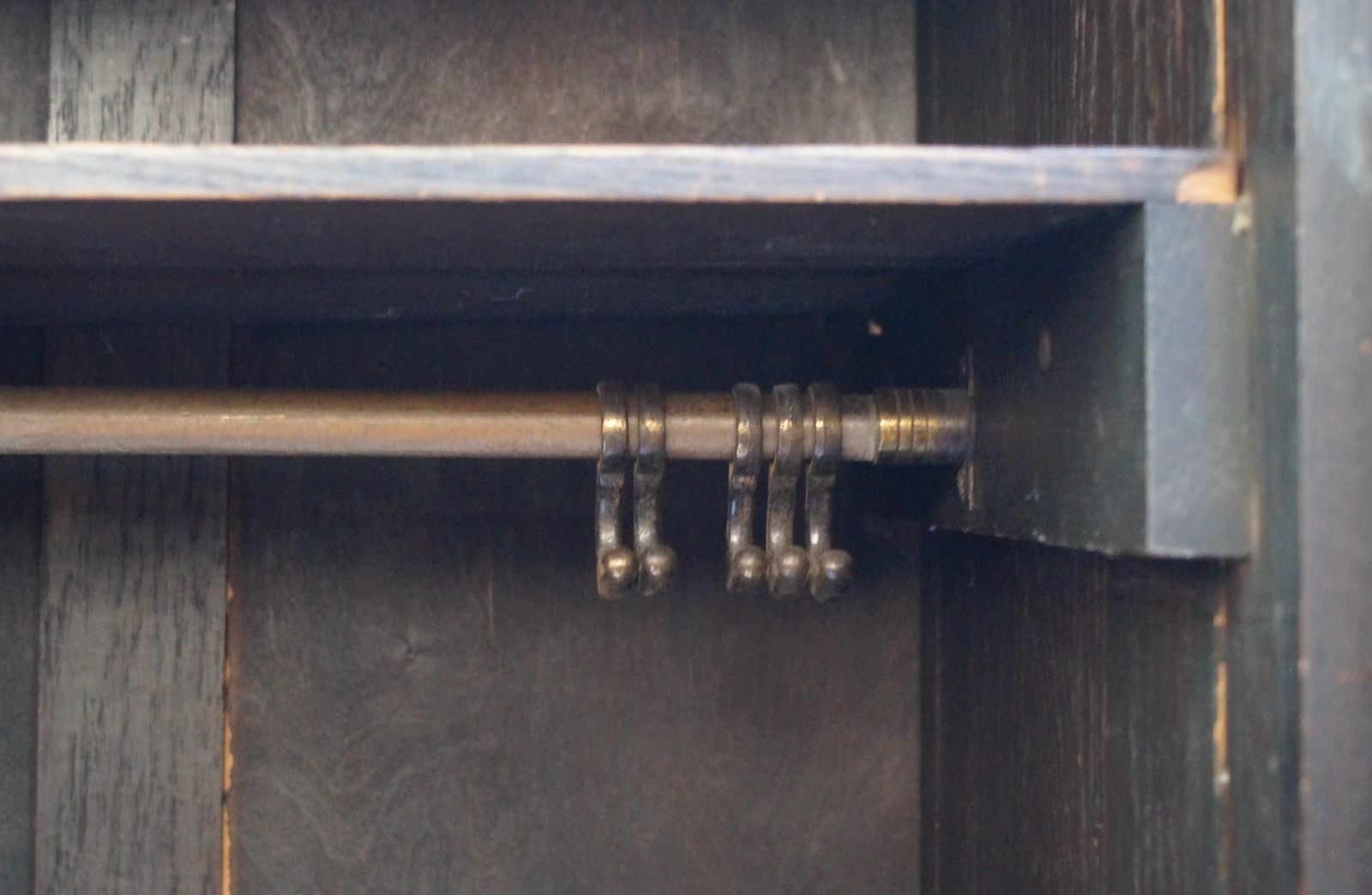 photo furniture Victorian Leather Bound Wardrobe