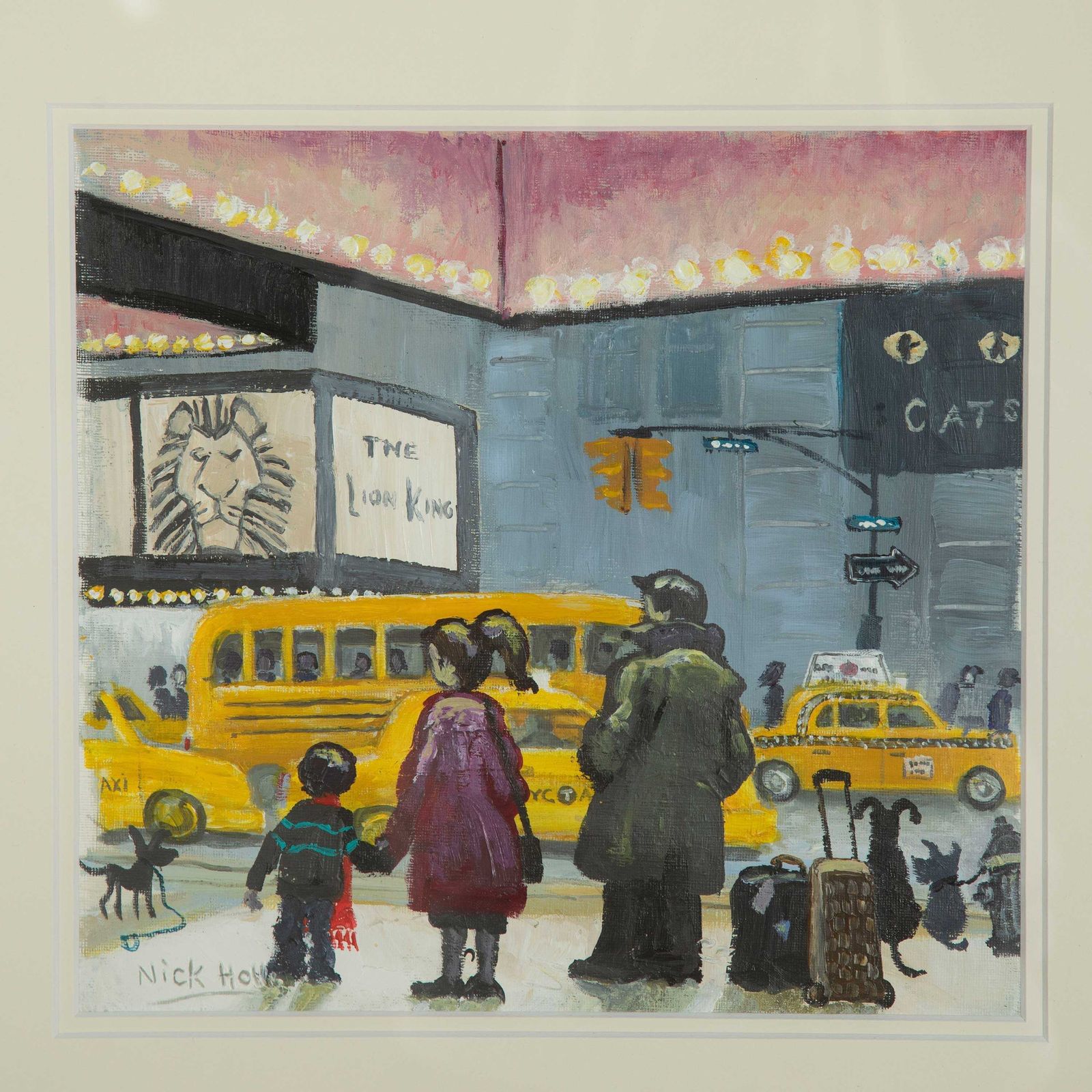 Nick Holly (Welsh, B.1968) 'Waiting For A Cab', New York City photo 1450.0