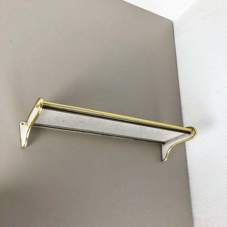 1960s French Matégot Style Brass Wall Board "Rigituelle", Mid Century Modern photo 633.0
