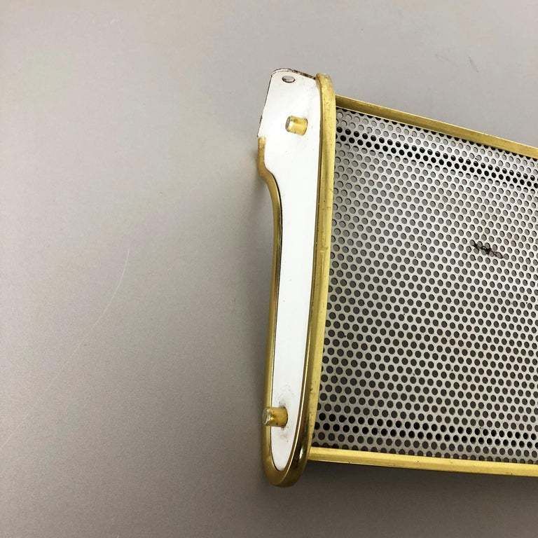 photo vinterior 1960s French Matégot Style Brass Wall Board "Rigituelle", Mid Century Modern