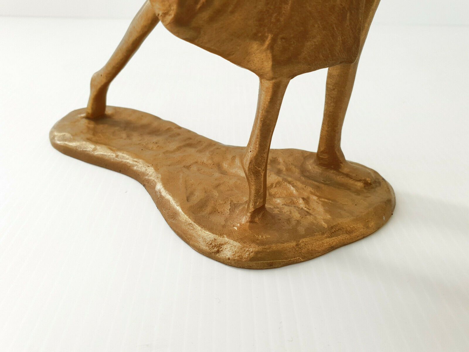 Dansend Koppel, Vintage, Jaren 1970, Goudkleurig Messing photo Woonaccessoires