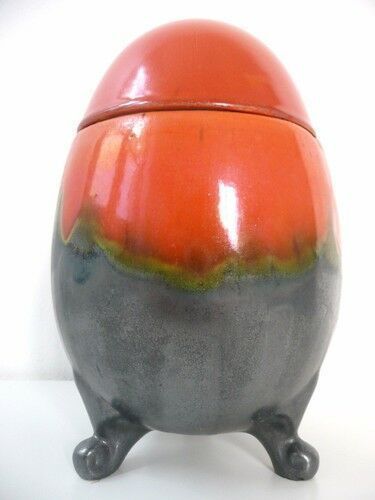Decorative Ceramic Egg Art Deco Art Nouveau 1900 1930