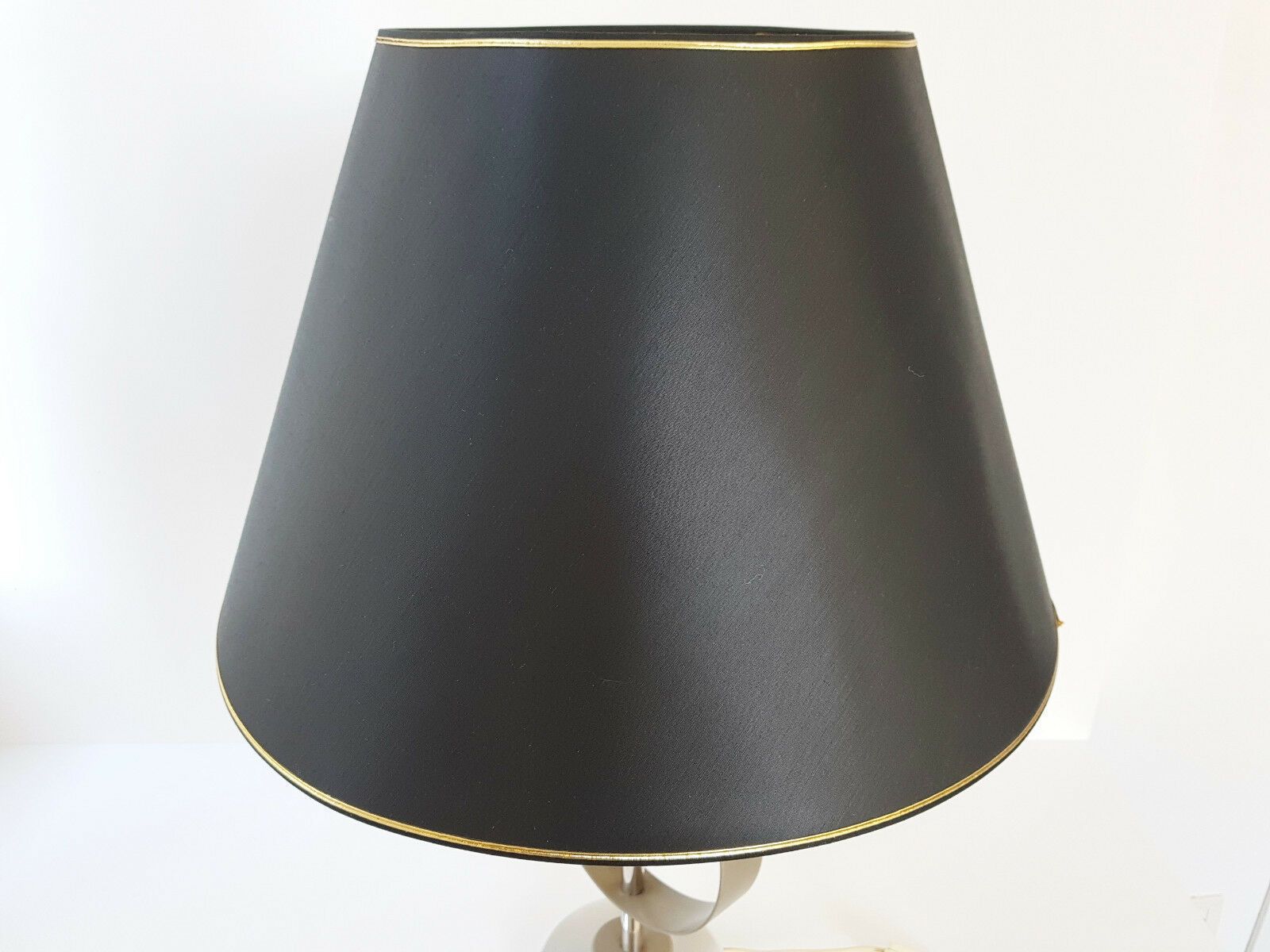 Tres Chic Table Lamp Golden Steel Ball 1970 Vintage 70s 70s Years 7 photo vintage
