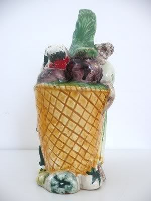 photo furniture Pitcher Jug Chevrette "Vegetable Basket" Ceramic