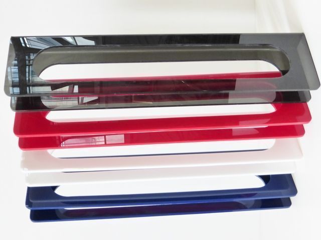 Towel Rack Es Bathroom And Shelf Plexiglas Red Vintage 1970 photo 92.0