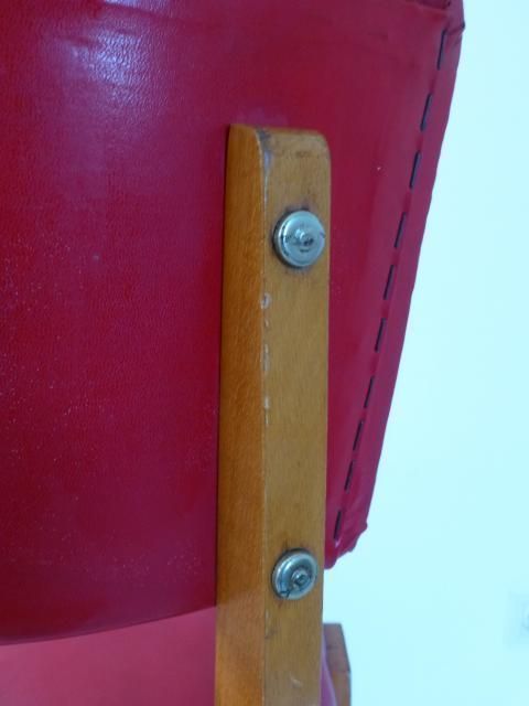 222.0 Superb Typical Compass Feet Chair 1950 Vintage Rockabilly 50s Vtg Chair photo