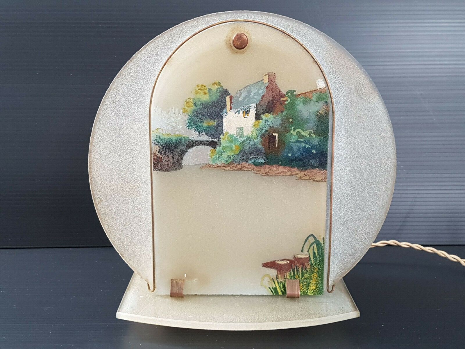 Magic Lantern Vintage Table Lamp 40s 50s photo furniture
