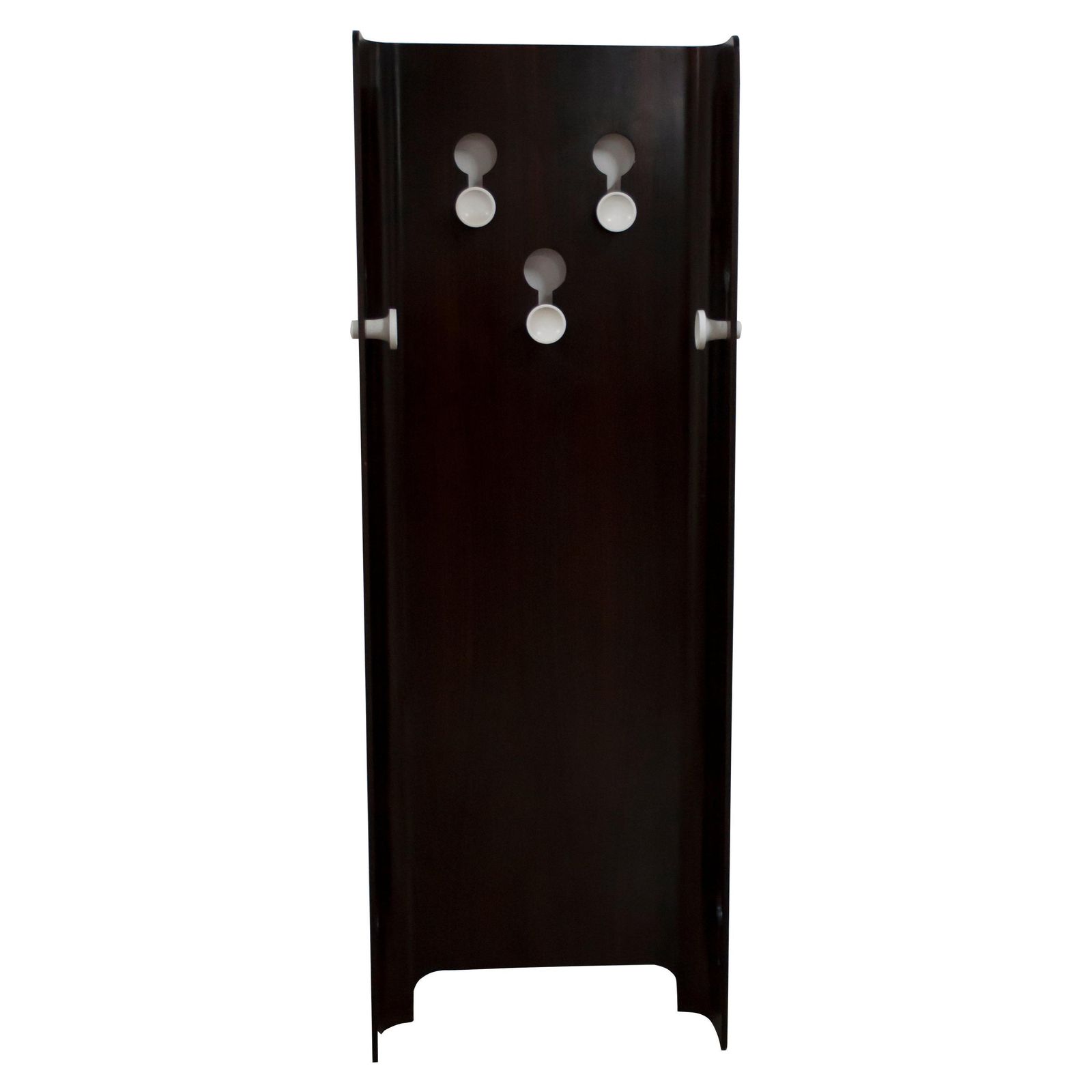 Carlo De Carli Mid Century Modern Italian Teak Coat Rack By Fiarm, 1960s