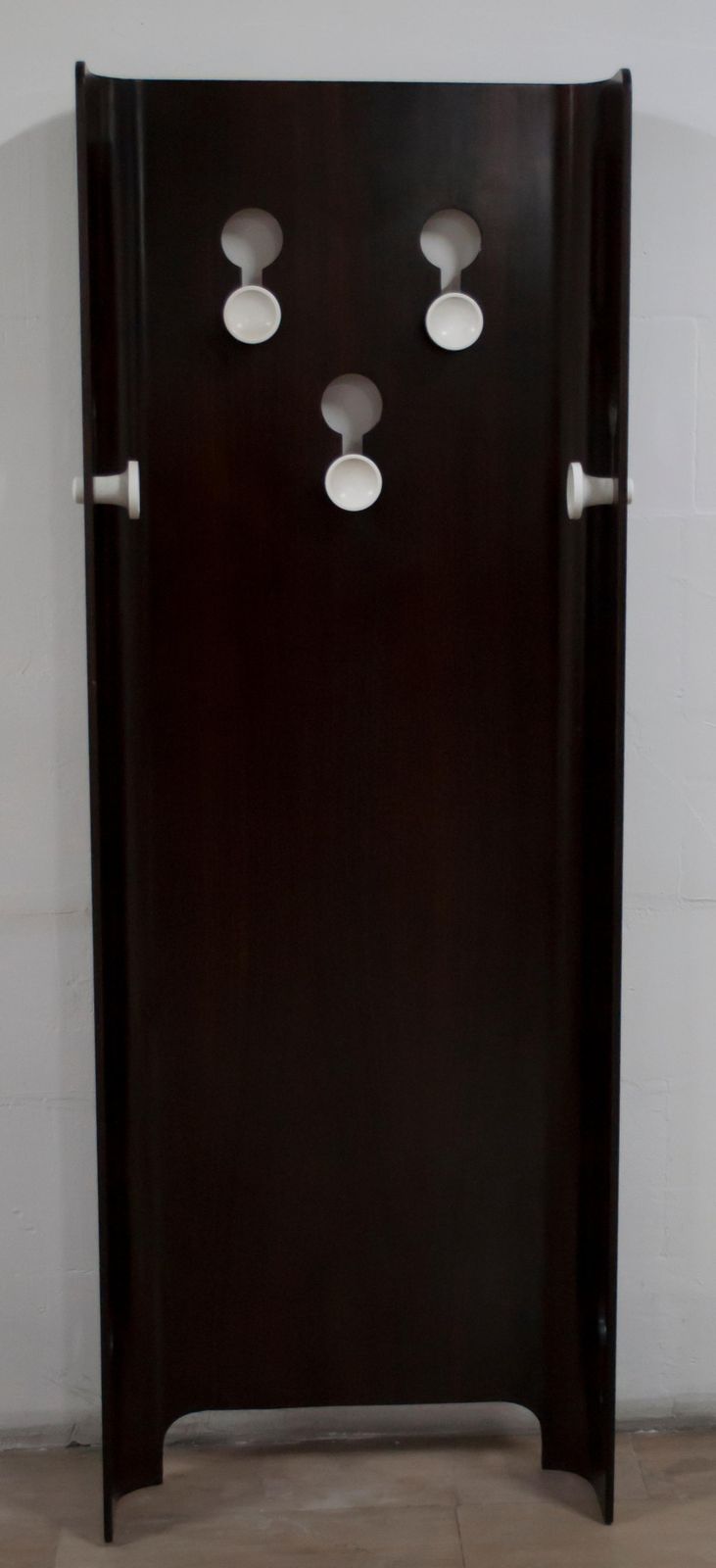 Carlo De Carli Mid Century Modern Italian Teak Coat Rack By Fiarm, 1960s photo furniture