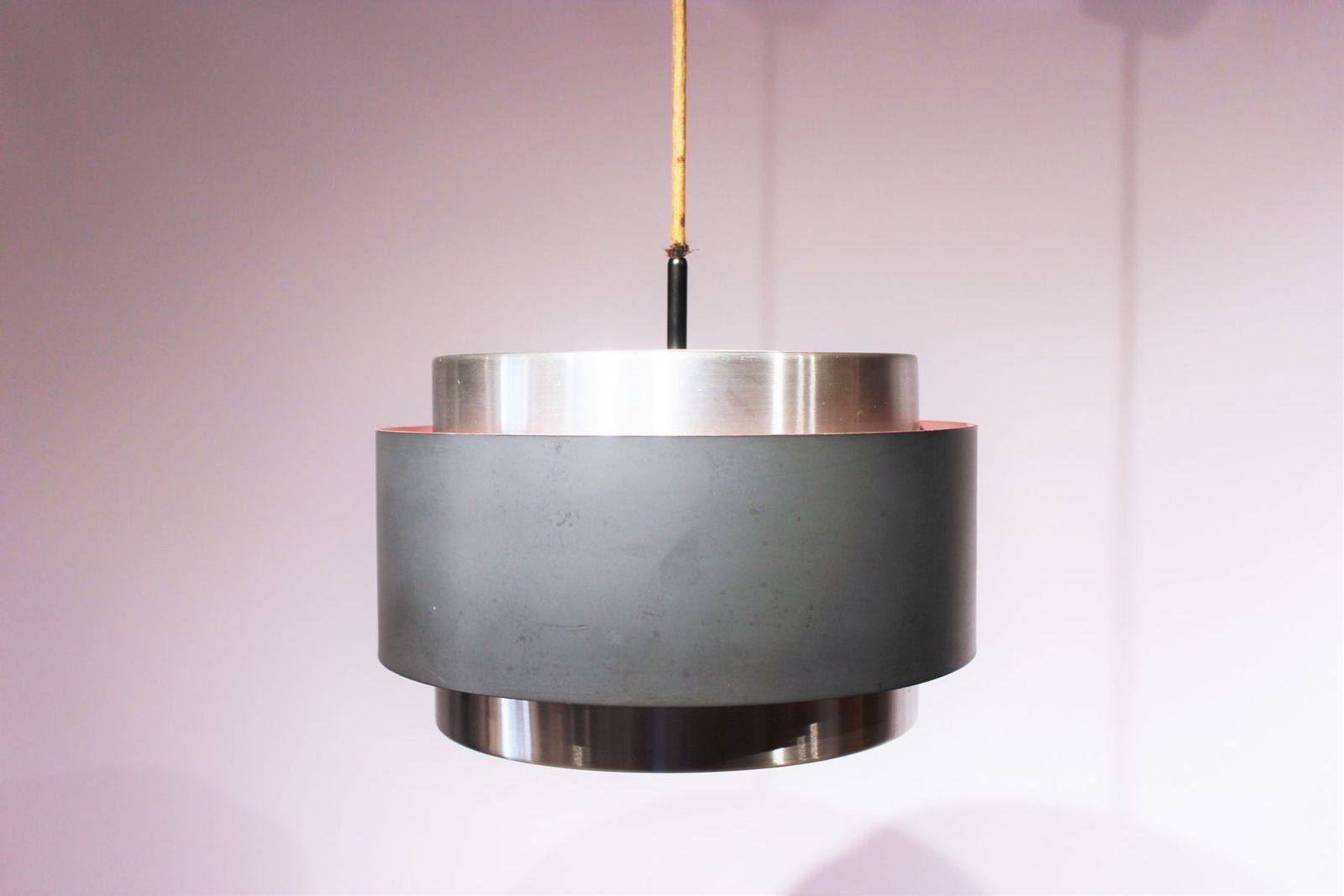 Pendant Model Saturn Made In Metal By Jo Hammerborg, Danish Design From 1960s