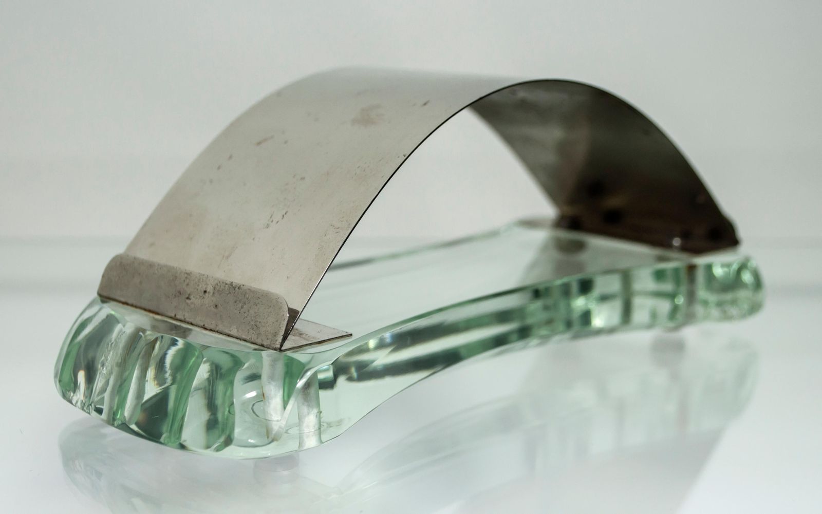 Pietro Chiesa Midcentury Chiseled Crystal Desk Set For Fontana Arte, 1930s photo buy