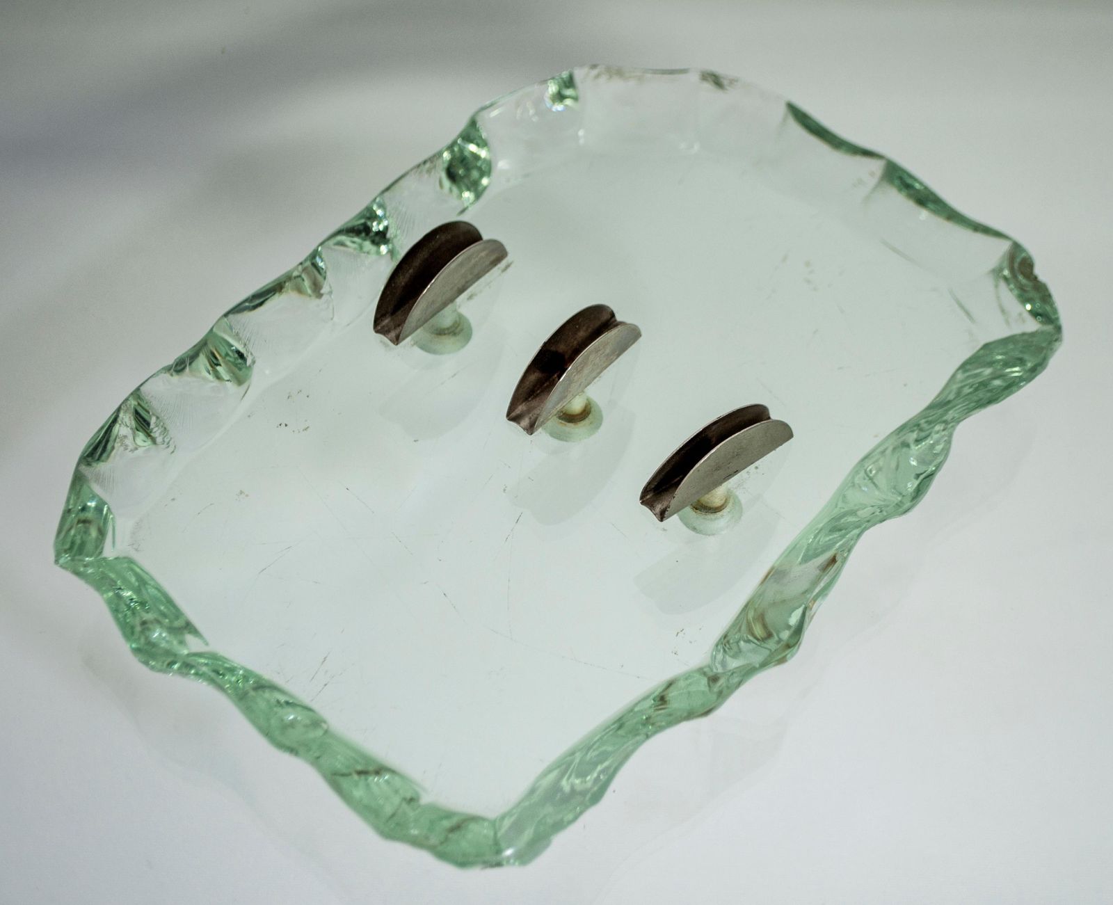photo furniture Pietro Chiesa Midcentury Chiseled Crystal Desk Set For Fontana Arte, 1930s