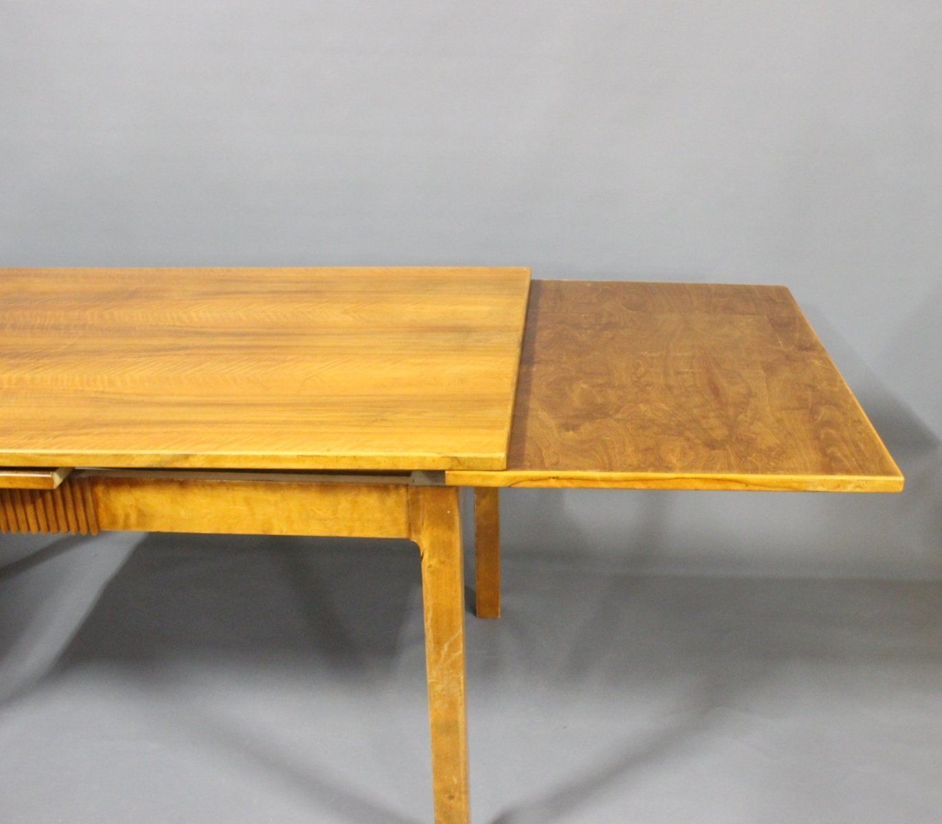 Extendable Dining Table Made In Walnut, Danish Design From 1940s photo vinterior