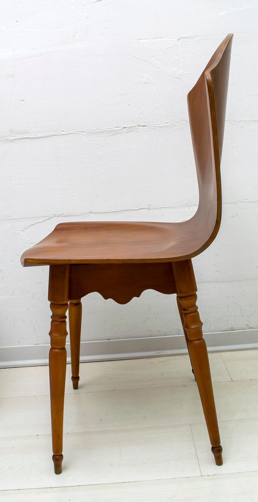 photo furniture After Carlo Ratti Mid Century Modern Italian Bentwood Chairs, 1950s