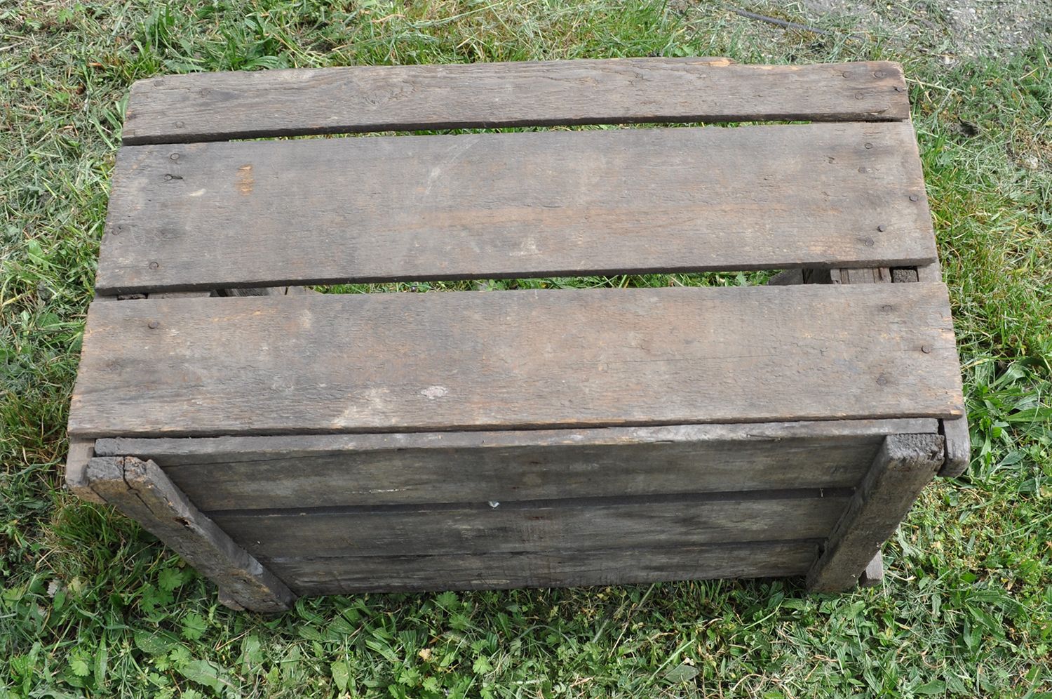 Original Farmhouse Wood Crate From Europe photo 163.0