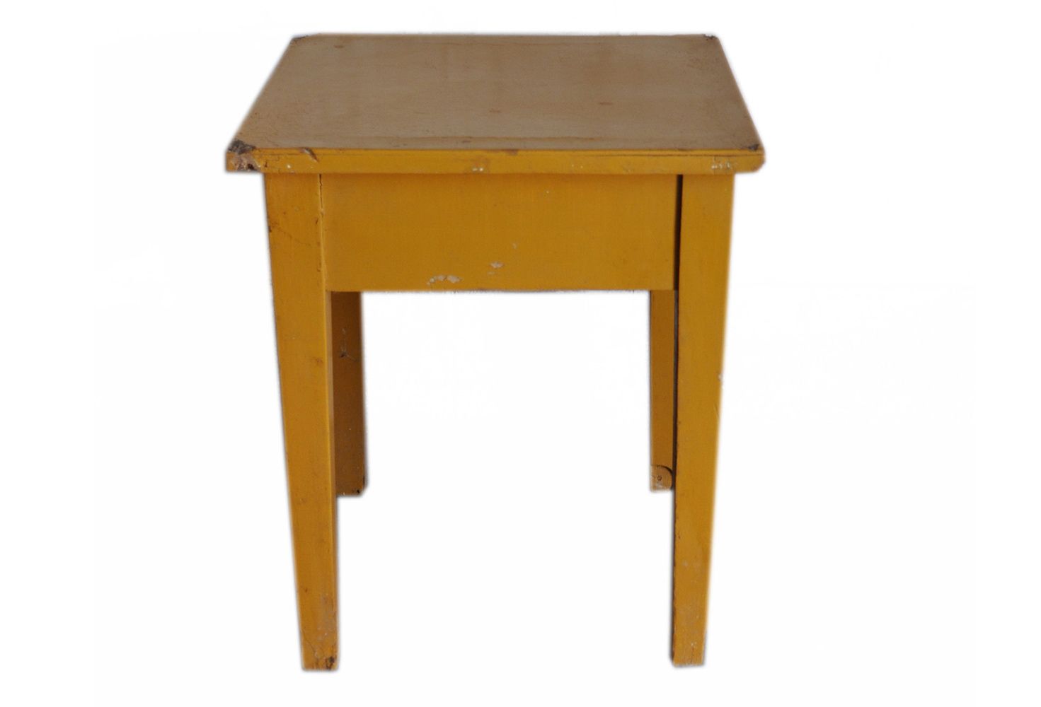 Painted Ocher Stool