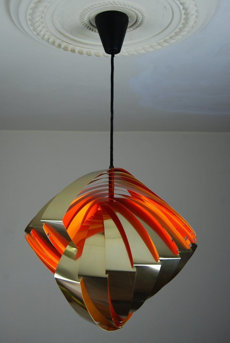 Danish Konkylie Pendant By Louis Weisdorf For Lyfa, 1960s photo vinterior