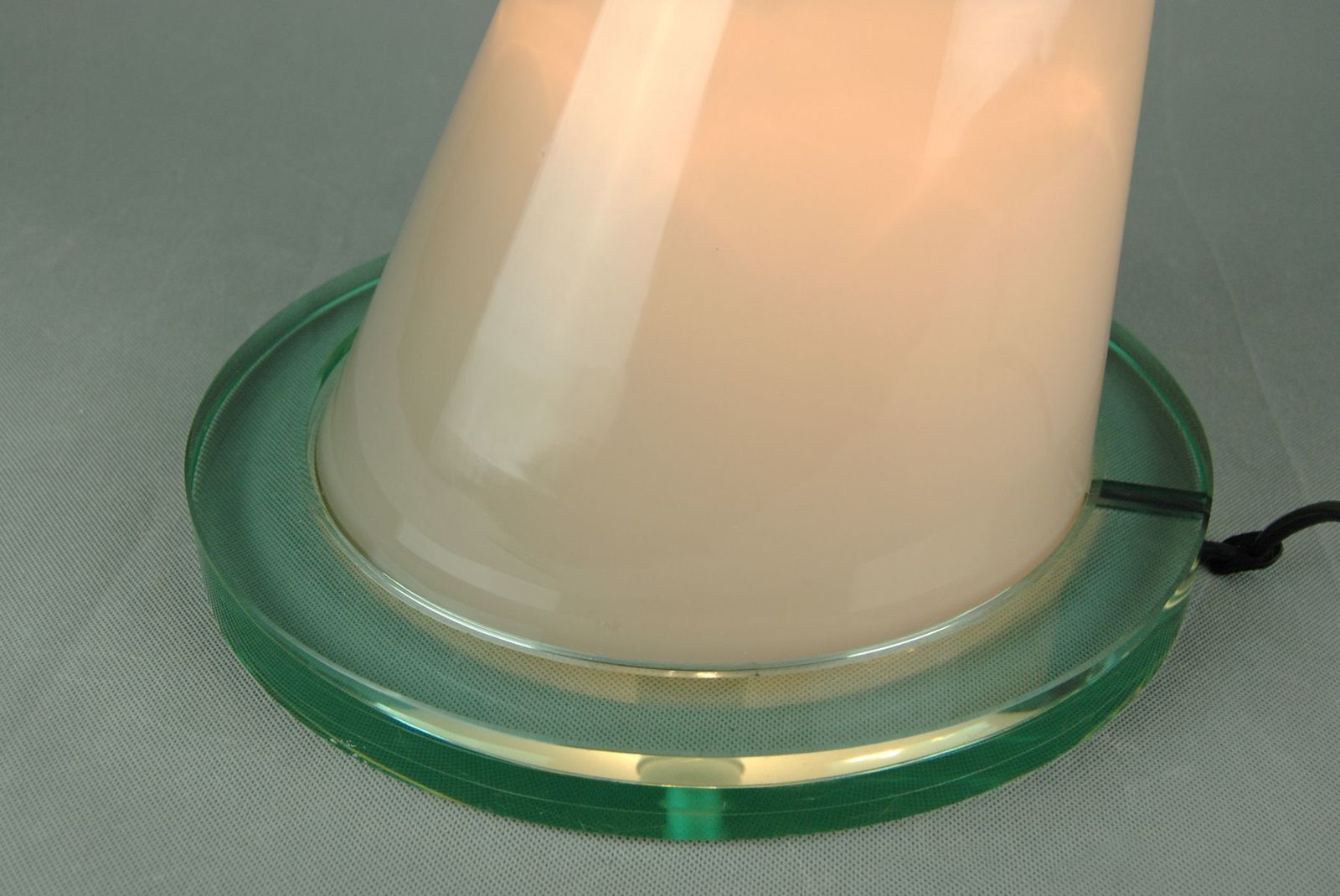 Modern Italian Glass Oz Table Lamp By Daniela Puppa & Franco Raggi For Fontana Arte, 1980s photo vintage