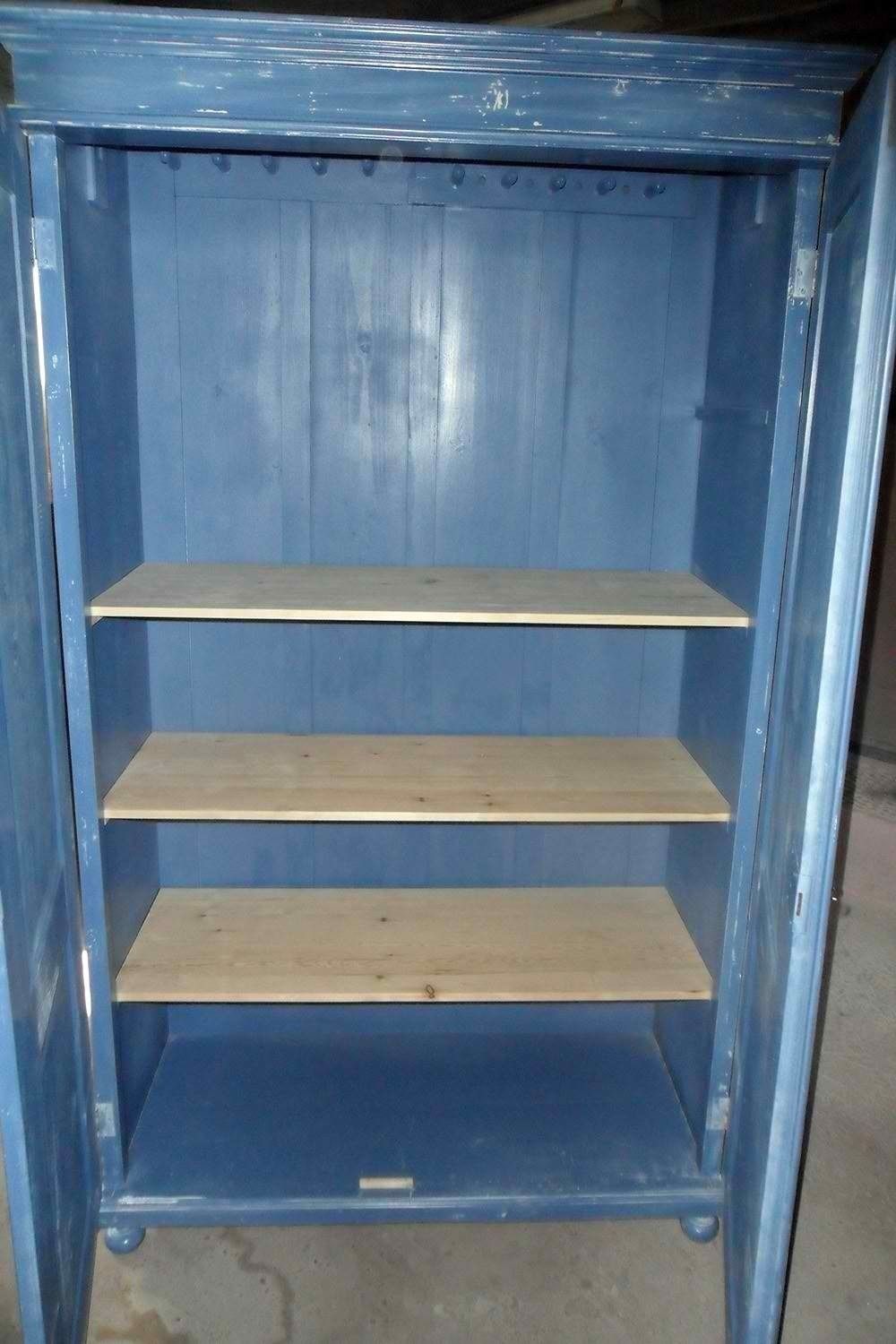 Antique Double Armoire, Blue photo Furniture